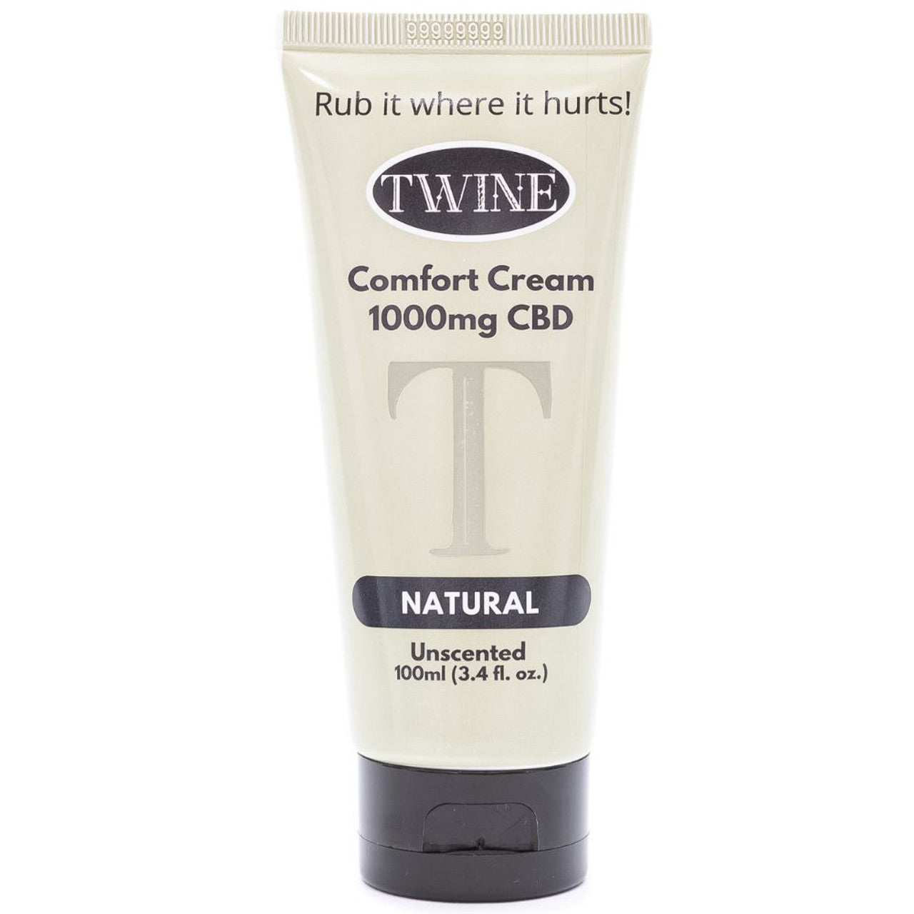 1000mg CBD Comfort Cream 99% Pure Organic CBD Isolate THC Free 100ml-Unscented Natural