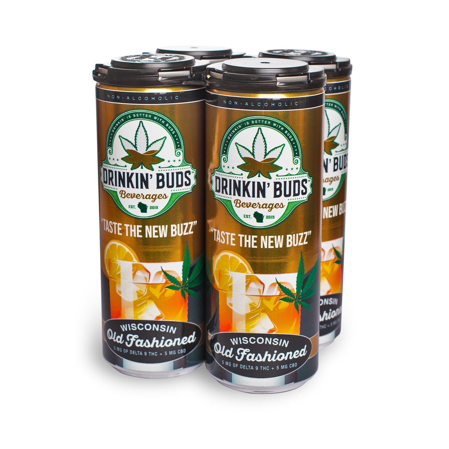Wisconsin Old Fashioned THC Cocktail 4pk