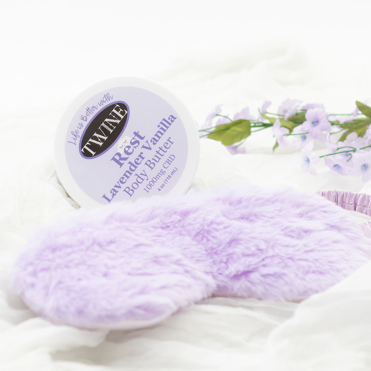 1000mg CBD Topical REST Body Butter 99% Pure Organic CBD Isolate THC Free 150ml Lavender Vanilla