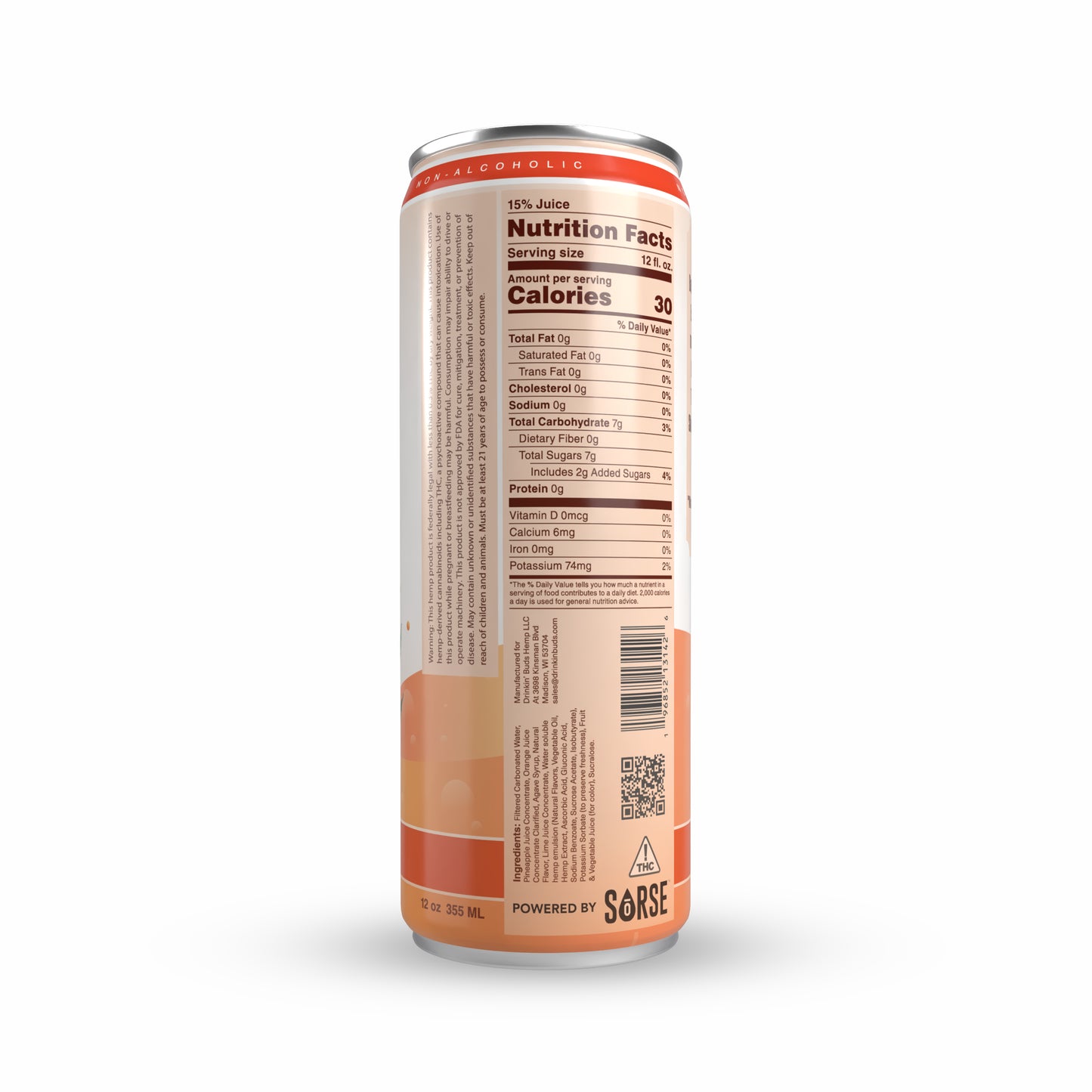 Rum Punch THC Cocktails 4PK