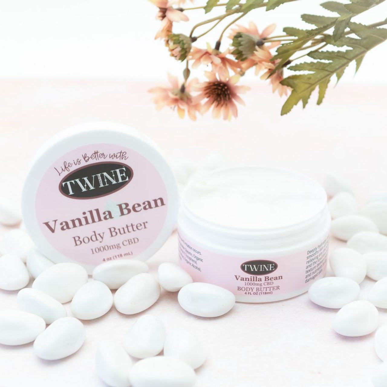 1000mg CBD Topical Body Butter 99% Pure Organic CBD Isolate THC Free 150ml Vanilla Bean