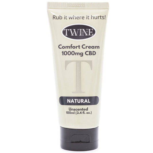 1000mg CBD Comfort Cream 99% Pure Organic CBD Isolate THC Free 100ml-Unscented Natural