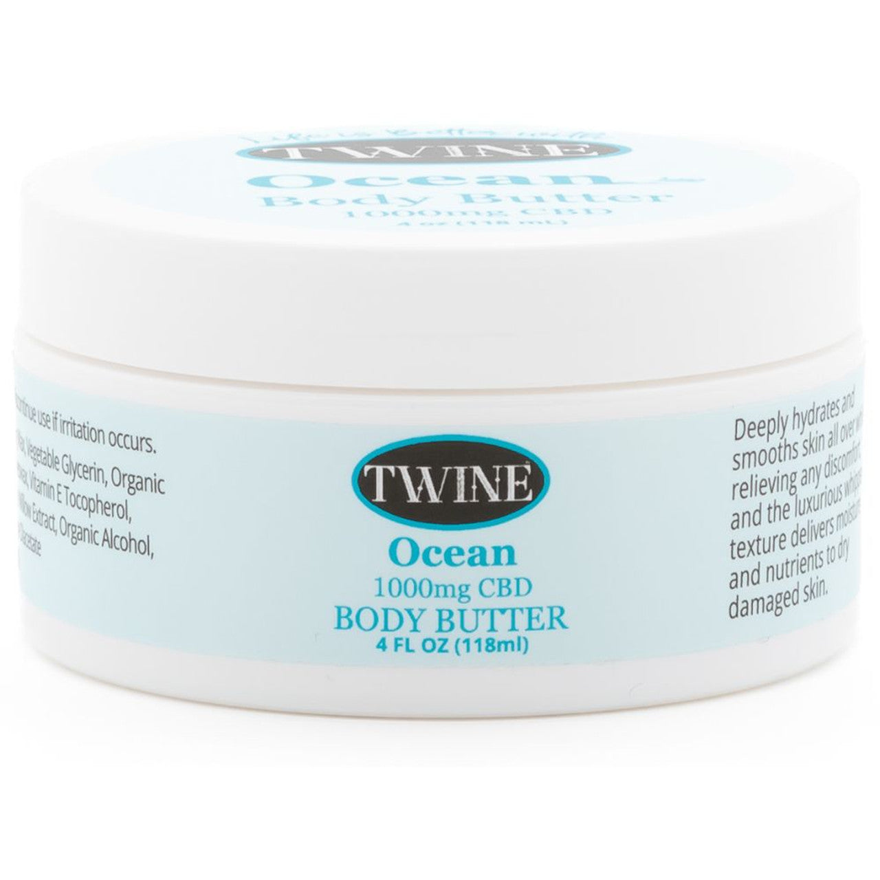 1000mg CBD Topical OCEAN Body Butter 99% Pure Organic CBD Isolate THC Free 150ml