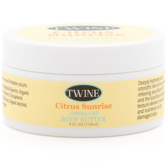 1000mg CBD Topical CITRUS SUNRISE Body Butter 99% Pure Organic CBD Isolate THC Free 150ml