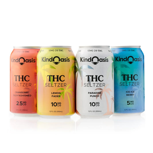 Delta 9 THC Seltzer 4 Pack Sampler Bundle
