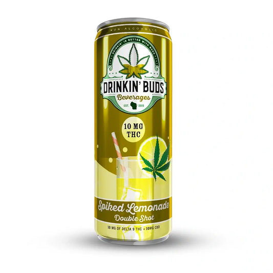 Double Shot Spiked Lemonade 10MG THC Cocktail 4PK