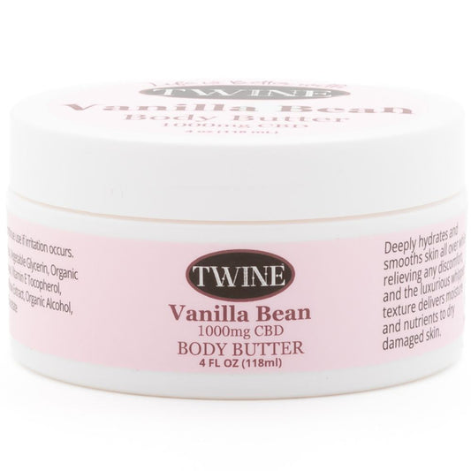1000mg CBD Topical Body Butter 99% Pure Organic CBD Isolate THC Free 150ml Vanilla Bean